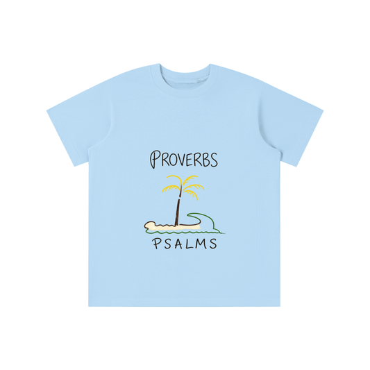 "Proverbs & Psalms" Essential Kids’ T-Shirt 🤍